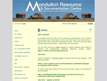 Tablet Screenshot of mondulkiri-centre.org